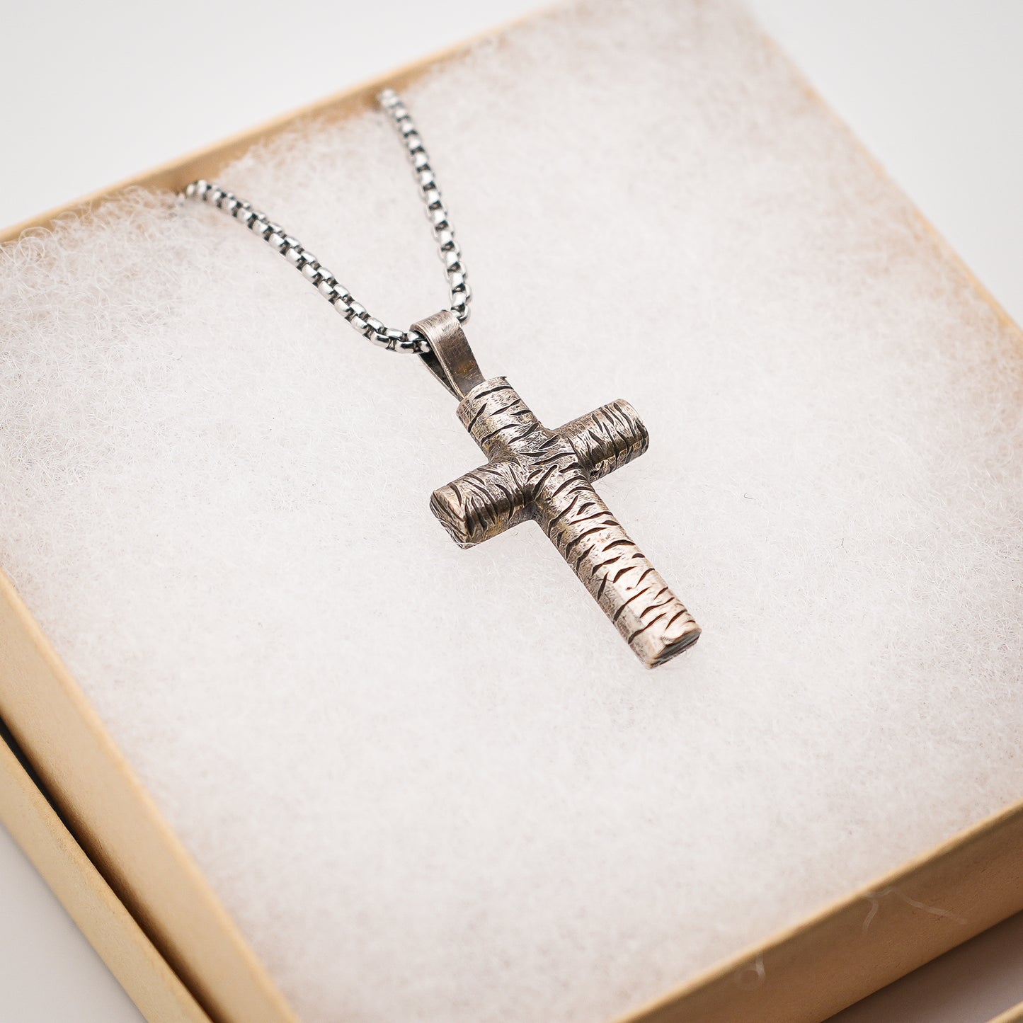 Engraved Cross Pendant