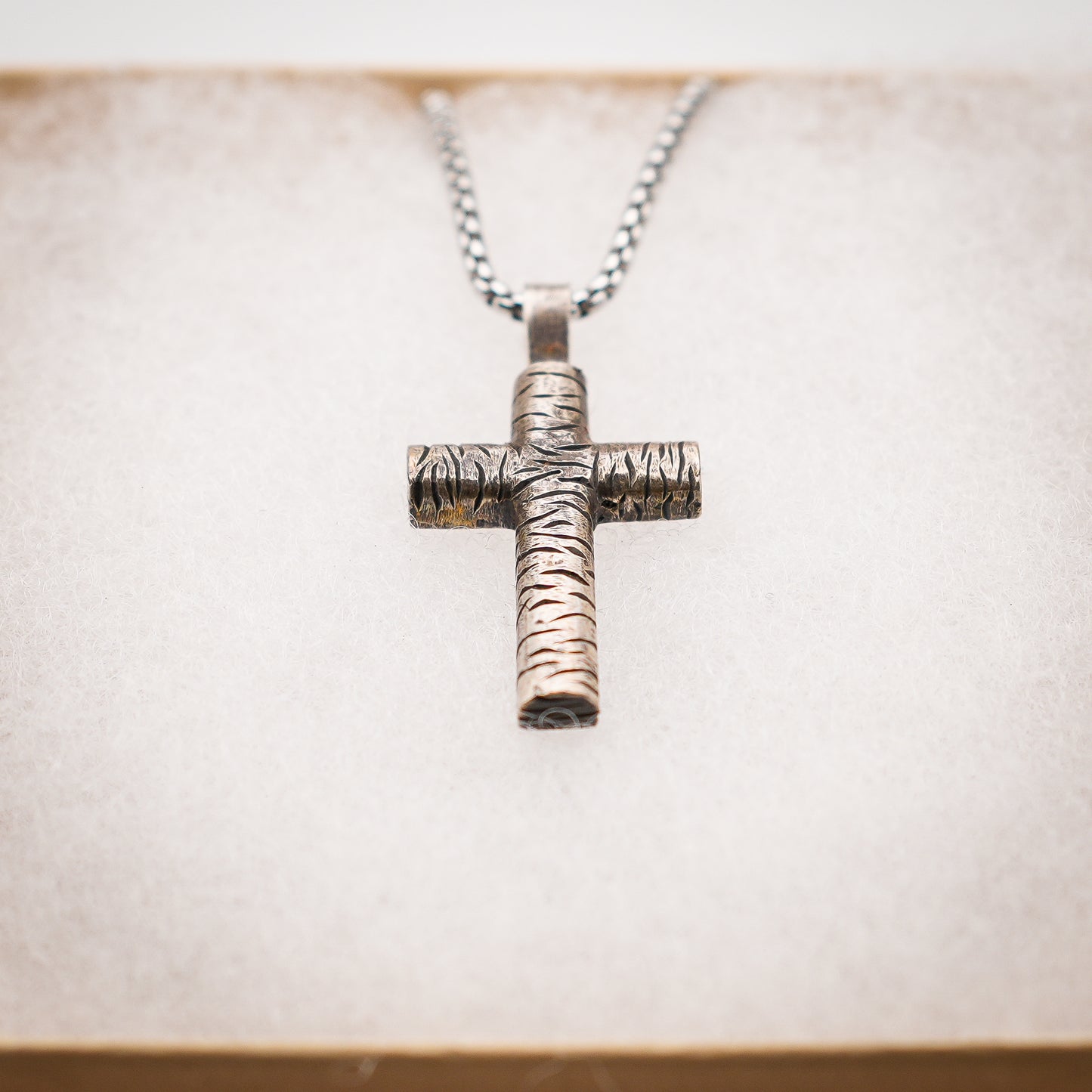 Engraved Cross Pendant