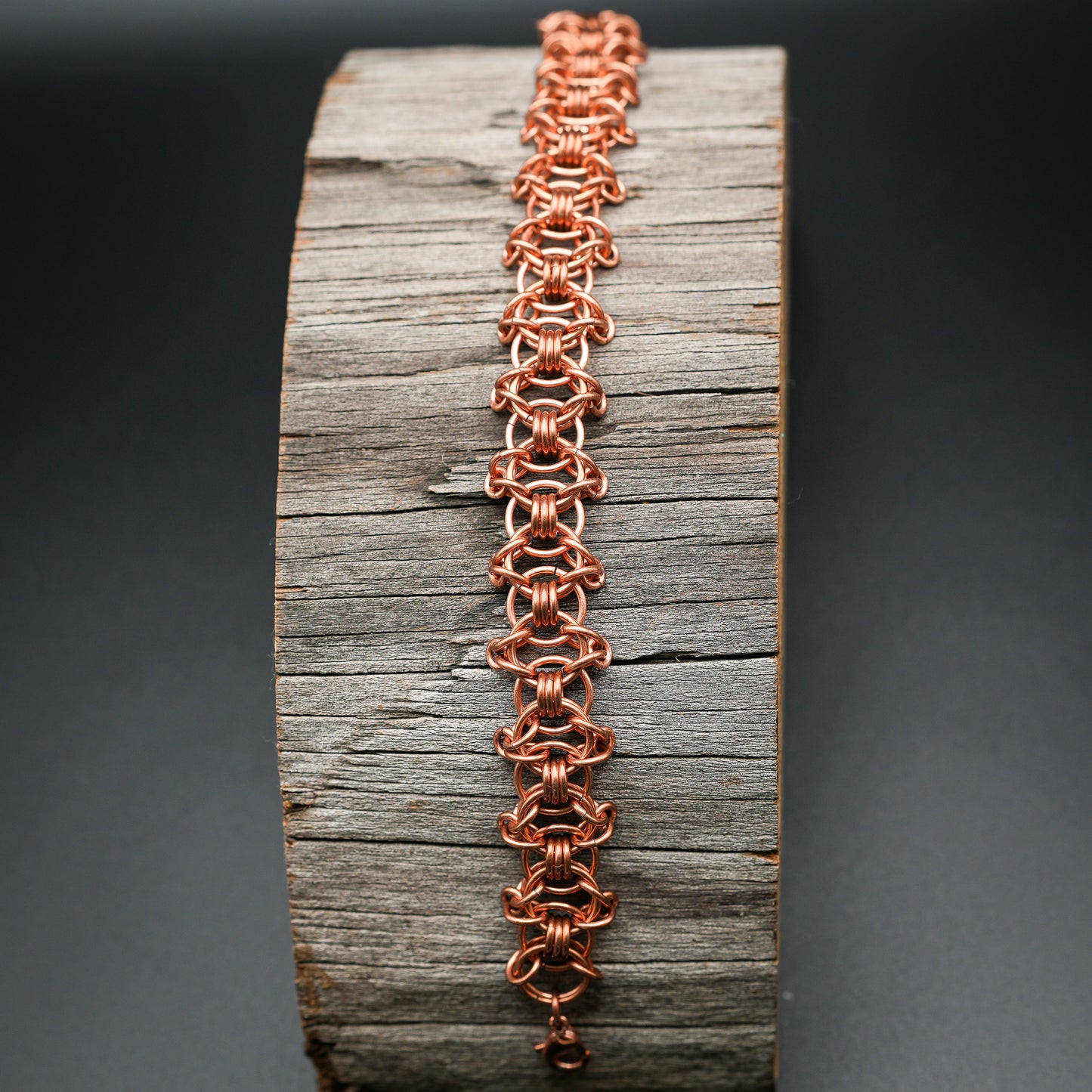 Celtic Copper Chainmail Bracelet