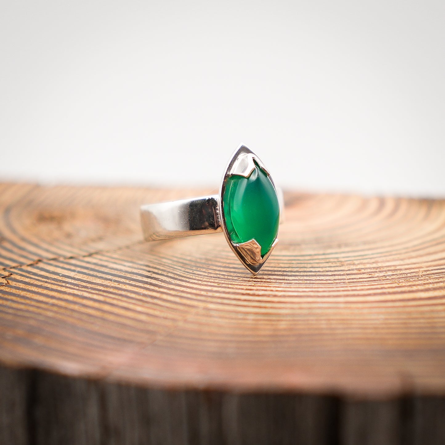 Green Onyx Ring