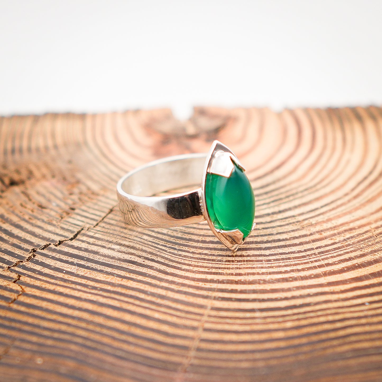 Green Onyx Ring