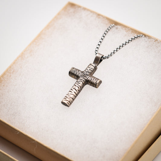 Engraved Cross Pendant