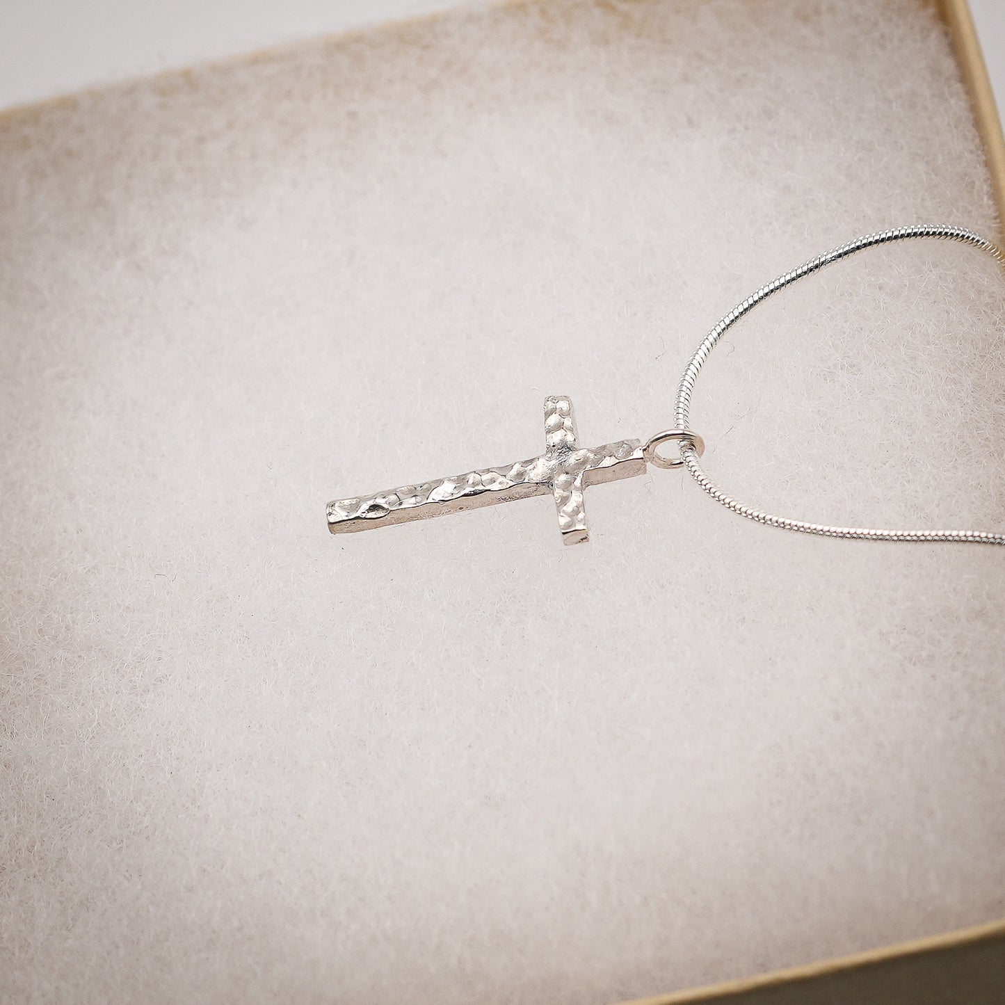 Delicate Silver Cross