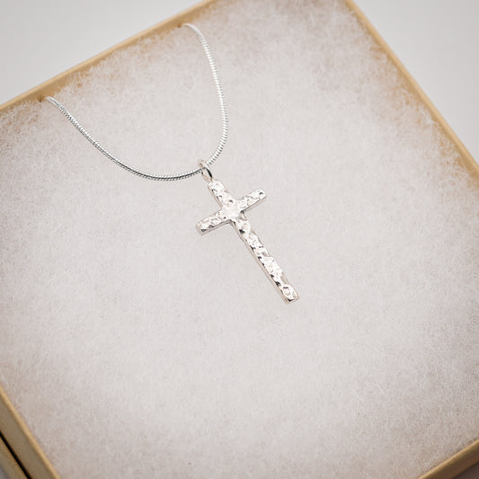 Delicate Silver Cross