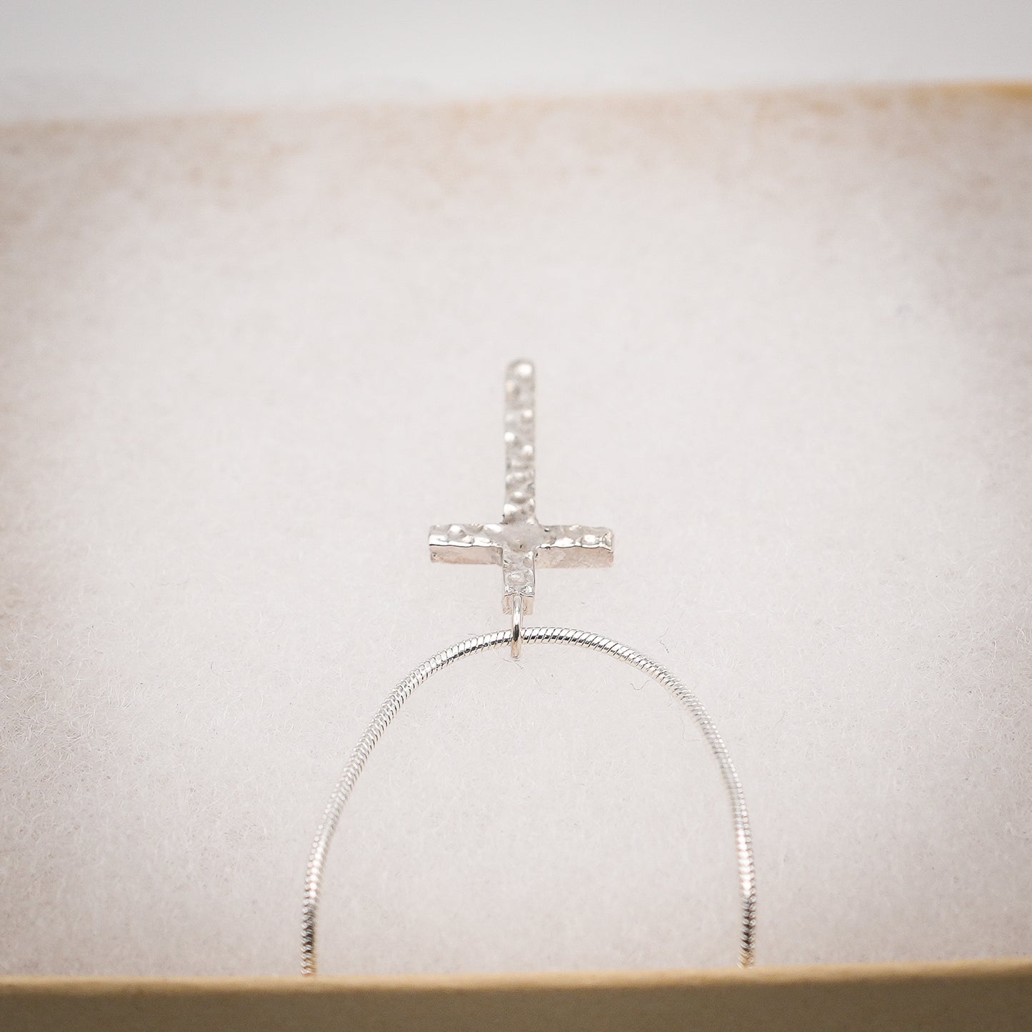 Delicate Silver Cross