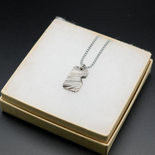 Silver Slate Pendant