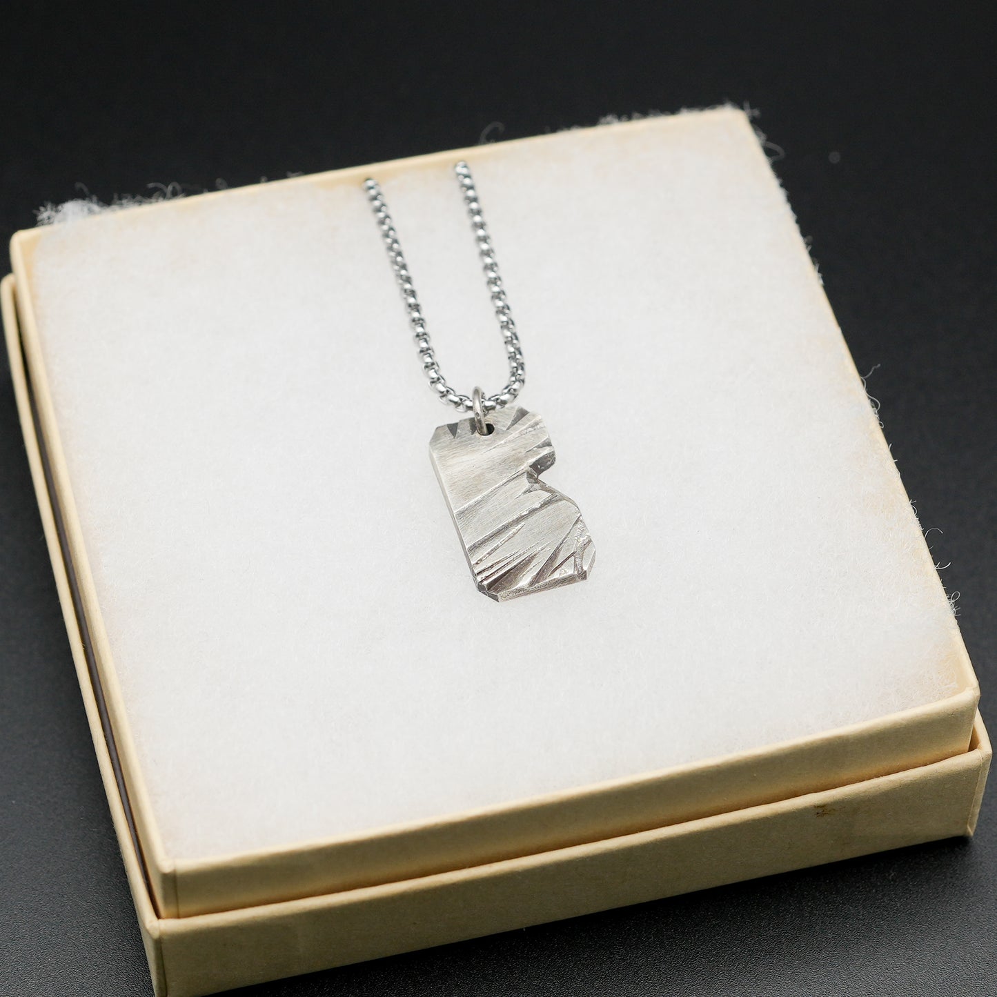 Silver Slate Pendant